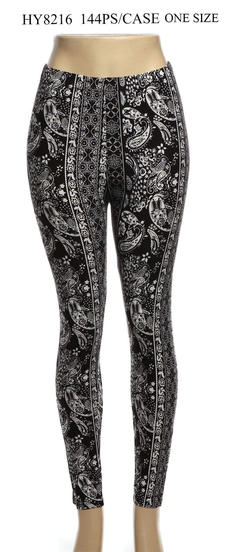 Women's Paisley Printed Legging One Dozen Wholesale One Size - Nali  Collection, Inc.